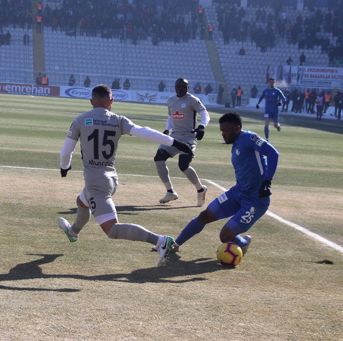Erzurumspor-Rizespor'a 1-0 mağlup oldu 2