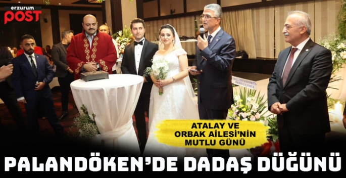 Atalay ve Orbak ailesinin mutlu günü