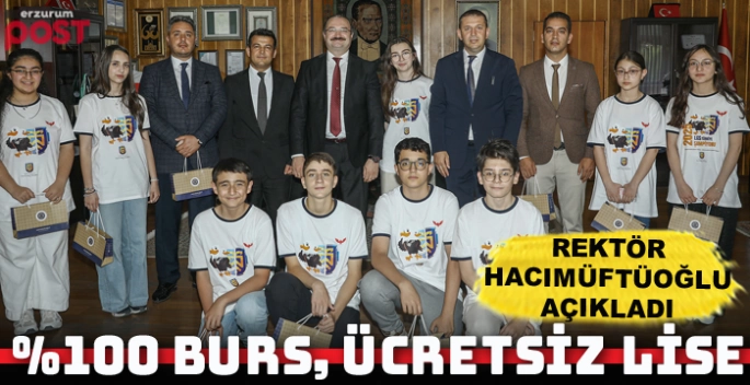 Atatürk Üniversitesi Vakıf okullarından LGS'de önemli başarı