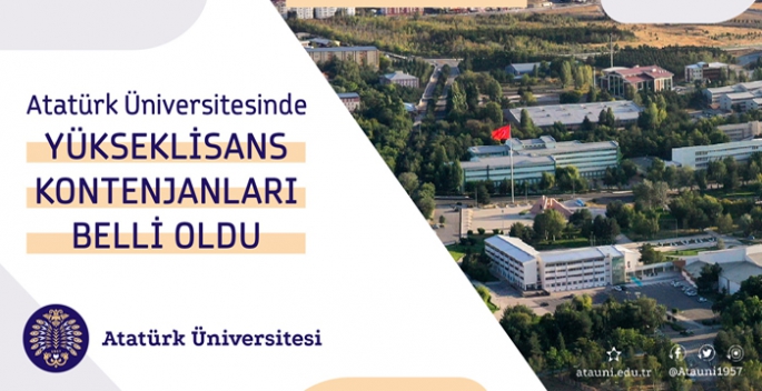 AÜ'de lisansüstü kontenjanlar açıklandı