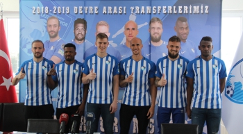 B.B. Erzurumspor’da  6 yeni transfere toplu imza