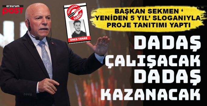 Başkan Sekmen Yeni Dönem Projelerini Tanıttı