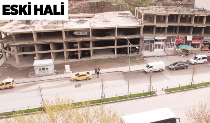 Bosna Caddesi’ndeki metruk yapılar yıkıldı