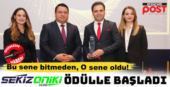 Bu sene bitmeden O sene oldu... Sekiz Oniki’ye başarı ödülü!