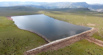 Büyükşehir Belediyesi gölet yapımında Türkiye rekoru kırdı