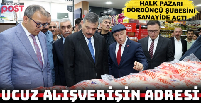 Büyükşehir Belediyesi 'Halk Pazarı' marketlerinin dördüncü şubesini açtı