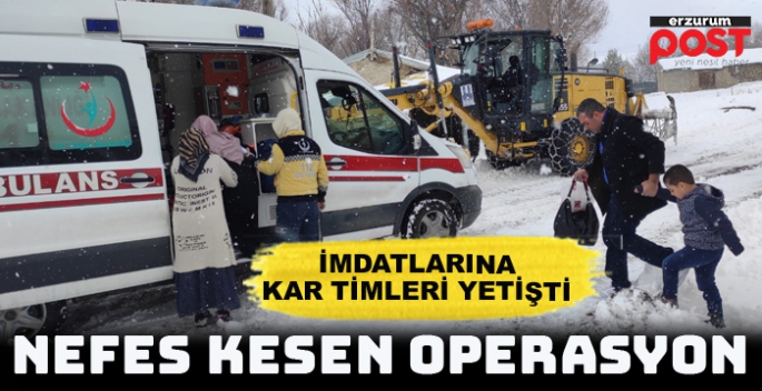 Büyükşehir’den nefes kesen hasta kurtarma operasyonları