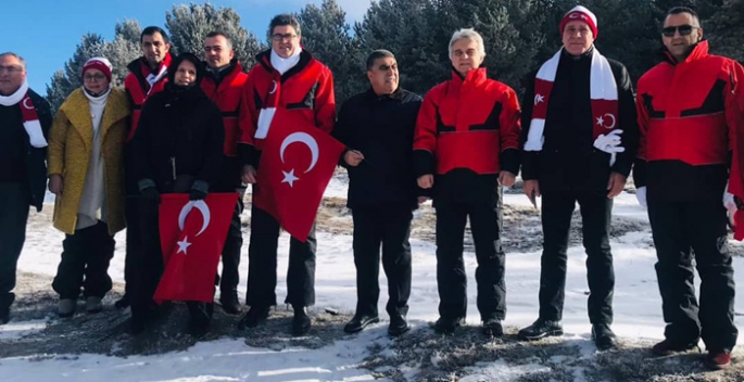 CHP heyeti 90 bin şehit için Sarıkamış'ta