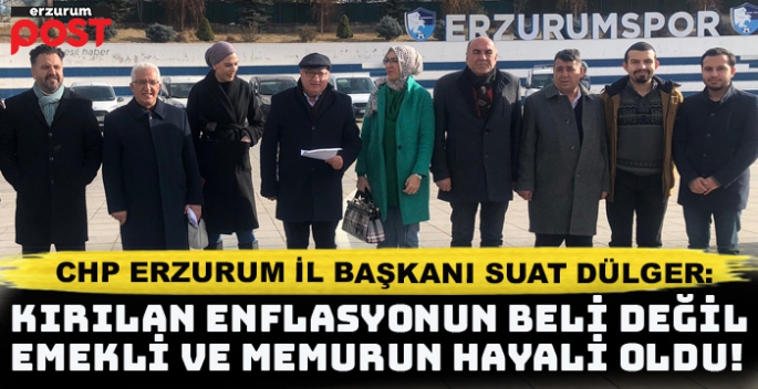 CHP İl Başkanı Dülger:  Cebinizden çalınan her bir kuruşun hesabını soracağız