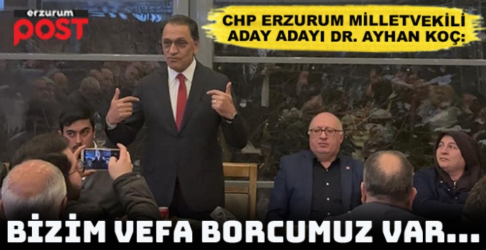 CHP'li Koç: Cumhuriyeti kuran şehirde, kazanımlarımızı kaybetmeyeceğiz