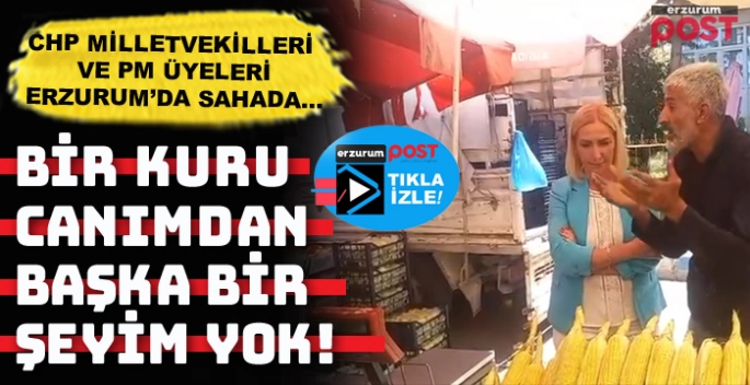 CHP milletvekilleri ve PM üyeleri  Erzurum'da sahada… 