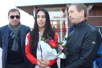 Curling Milli Takımı'na görkemli karşılama