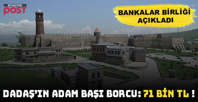 Dadaş'ın adam başı borcu: 71 bin TL!