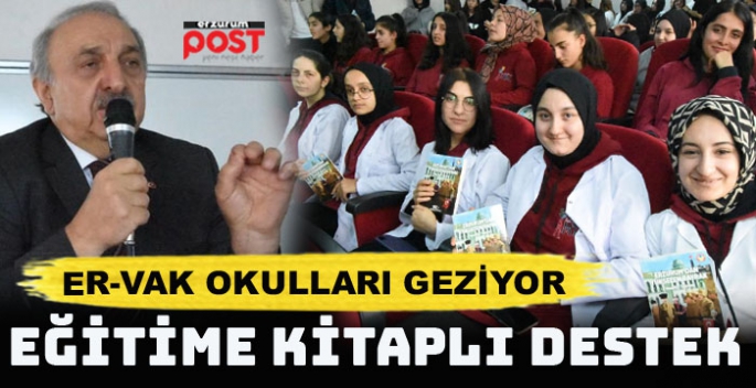  ER-VAK'tan eğitime kitaplı destek