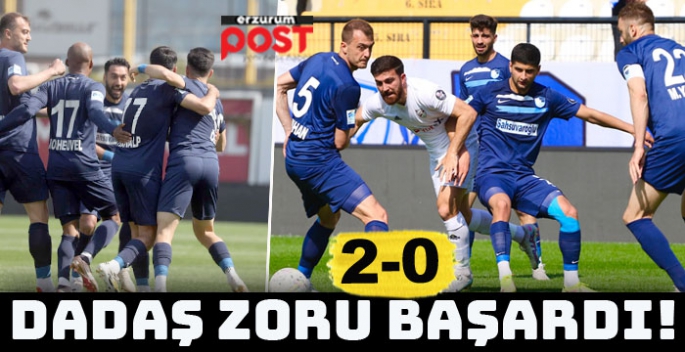 Erzurumspor, Boluspor’u istabul’da yendi ligde kaldı: 2-0