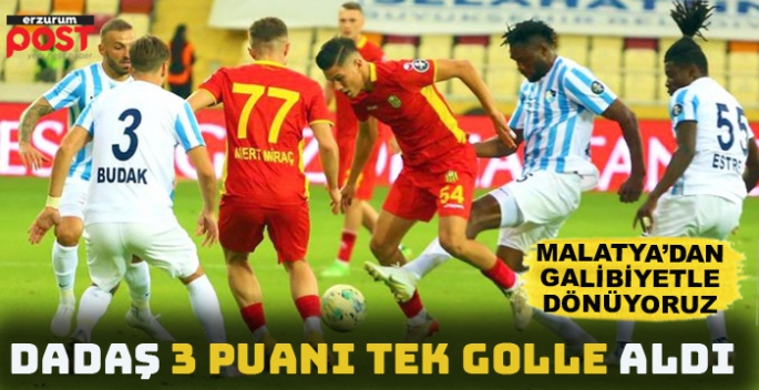 Erzurmspor, Malatya deplasmanından 3 puanla dönüyor: 0-1