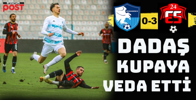 Erzurumspor, Ziraat Türkiye Kupasına veda etti: 0-3