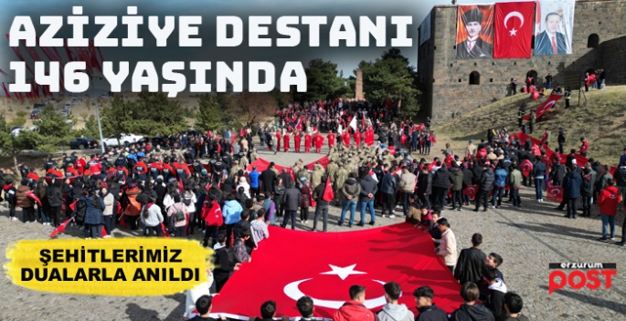 Erzurum Aziziye kahramanları dualarla anıldı