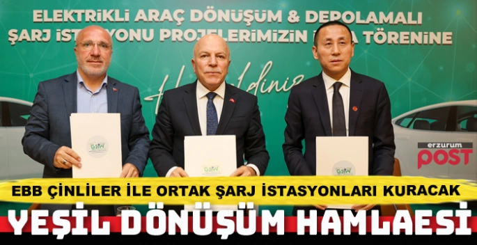 Erzurum Büyükşehir Belediyesi'nden yeşil dönüşüm hamlesi