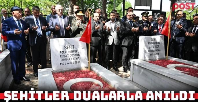 Erzurum'da 15 Temmuz Şehitleri dualarla anıldı