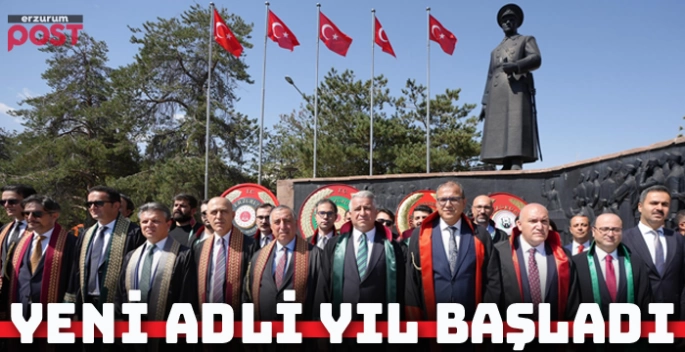 Erzurum'da 2025-2026 Adli Yılı düzenlenen tören başladı