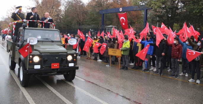 Erzurum'da 29 Ekim coşkuyla kutlandı