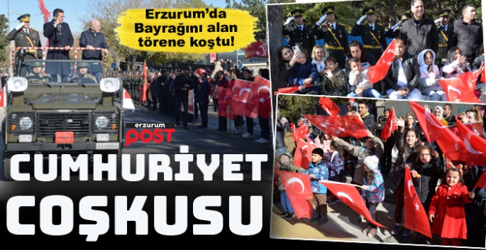 Erzurum’da 29 Ekim Cumhuriye Bayramı coşkusu