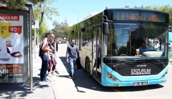 Erzurum’da bayramda ulaşım ücretsiz olacak