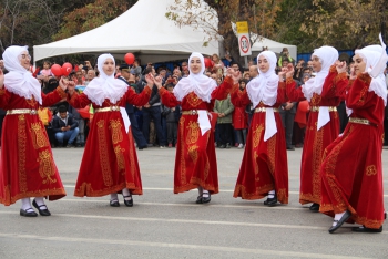 Erzurum'da Cumhuriyet Bayramı coşkusu