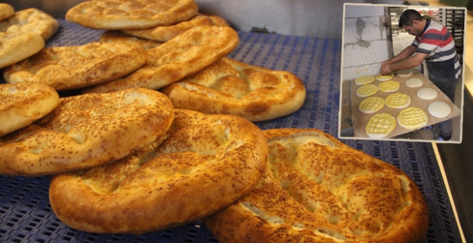 Erzurum’da fırıncılarda Ramazan pidesi mesaisi