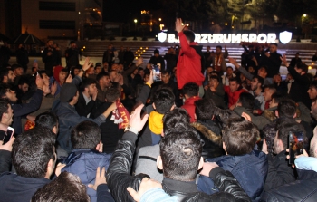 Erzurum’da Galatasaraylıların Kadıköy çoşkusu