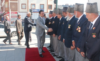 Erzurum'da gazi derneklerine anlamlı ziyaret