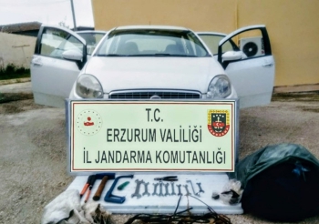 Erzurum’da iş makinası ve trafo hırsızlığı çetesi çökertildi