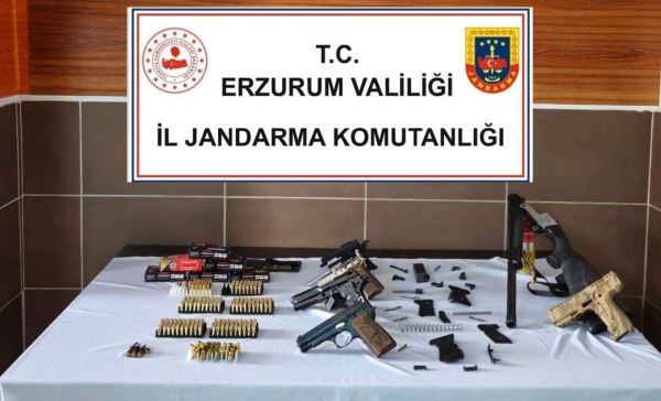 Erzurum’da Kaçak Silah Operasyonu!