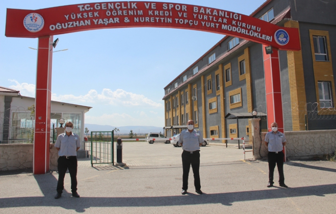 Erzurum’da yurtlar karantina kaçakları için hazırlandı