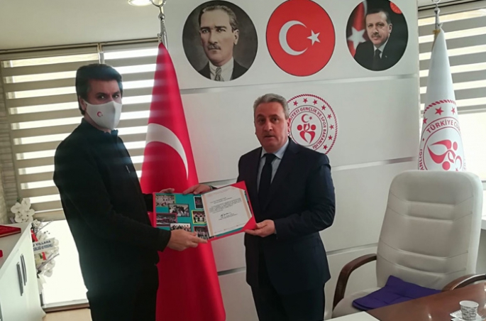 Erzurum GSİM’e Curling teşekkürü