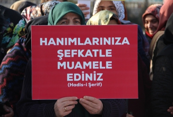 Erzurum ‘Kadına Şiddete Hayır’ dedi