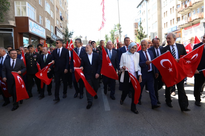  Erzurum Kongresi'nin 103'üncü yıl dönümü, törenlerle kutlandı