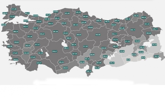 Erzurum vaka oranında anormal artış