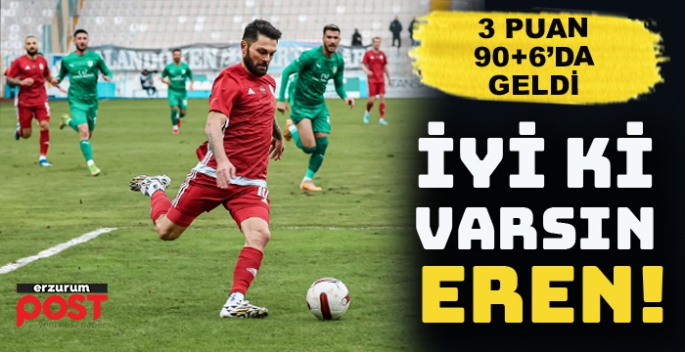 Erzurumspor, 6 hafta sonra evinde galip: 1-0