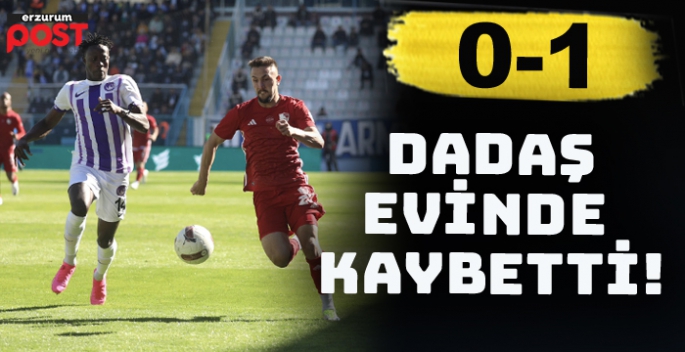 Erzurumspor evinde kaybetti... 3 puan Keçiörengücü'nün