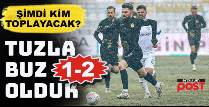 Erzurumspor galibiyeti unuttu: 1-2