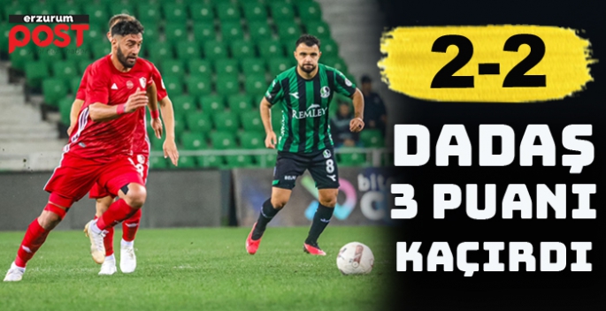 Erzurumspor, Sakarya deplasmanından puanla dönüyor: 2-2