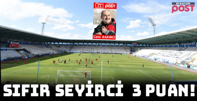 Erzurumspor, seyircisiz de VAR!