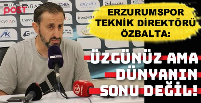 Özbalta: 3-0’dan 3-3’e, hayal kırıklığı yaşadık!