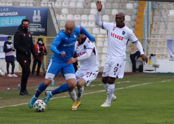 Erzurumspor-Trabzonspor maçı başladığı gibi bitti! 0-0