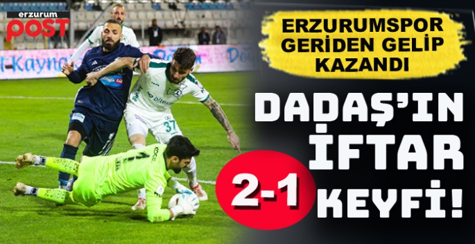 Erzurumspor'un Play-Off aşkı: 2-1