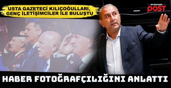 Gazeteci Kılıçoğulları, deneyimlerini genç iletişimciler ile paylaştı