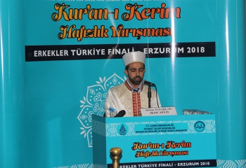 Hafızlık Erkekler Türkiye Finali Erzurum’da yapıldı