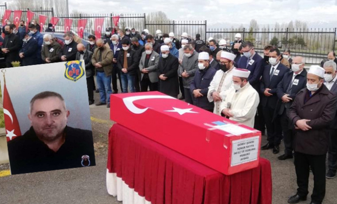 İnfaz ve Koruma Memuru Erzurum’da toprağa verildi